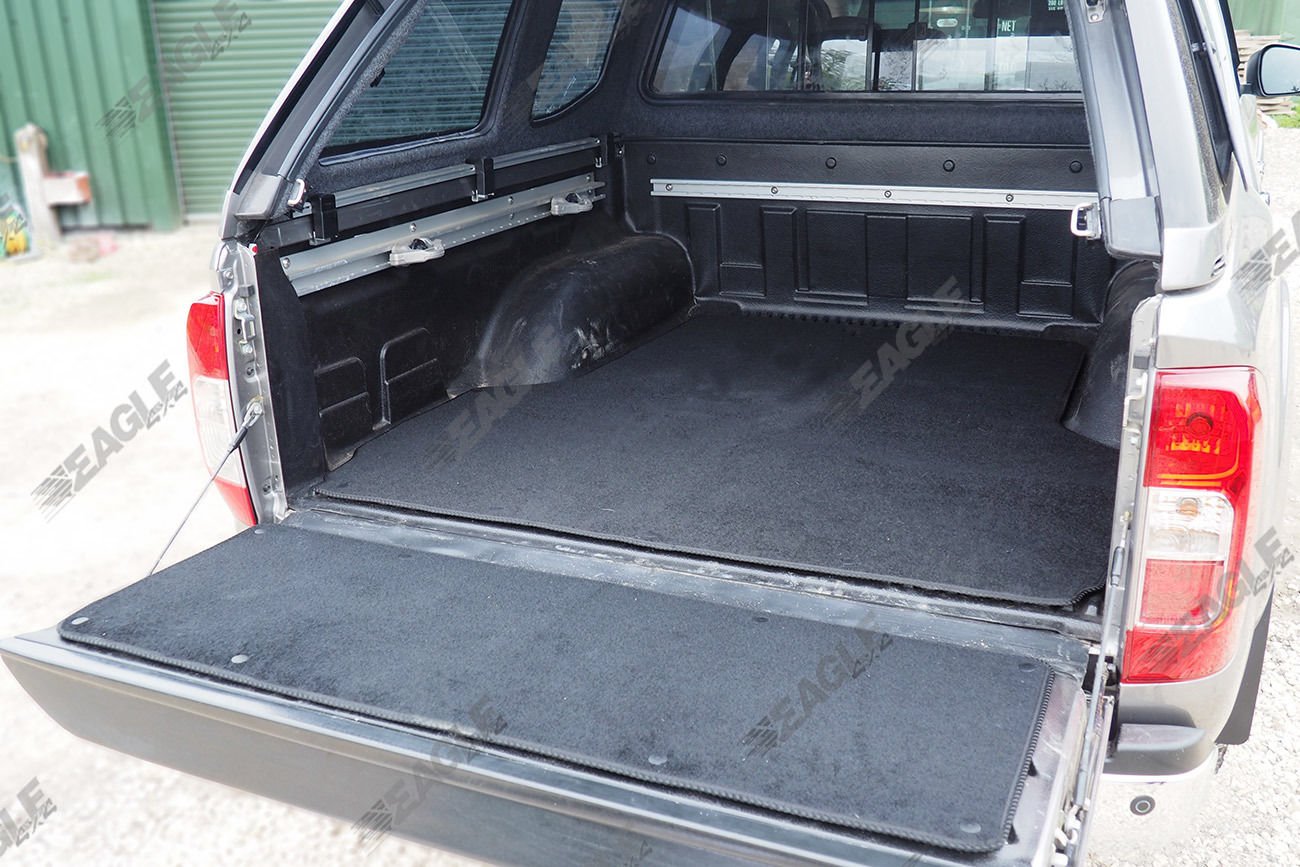 Nissan NP300 Navara Carpet Load Bed Liner Boot Mat + Tailgate Section - Eagle 4x4