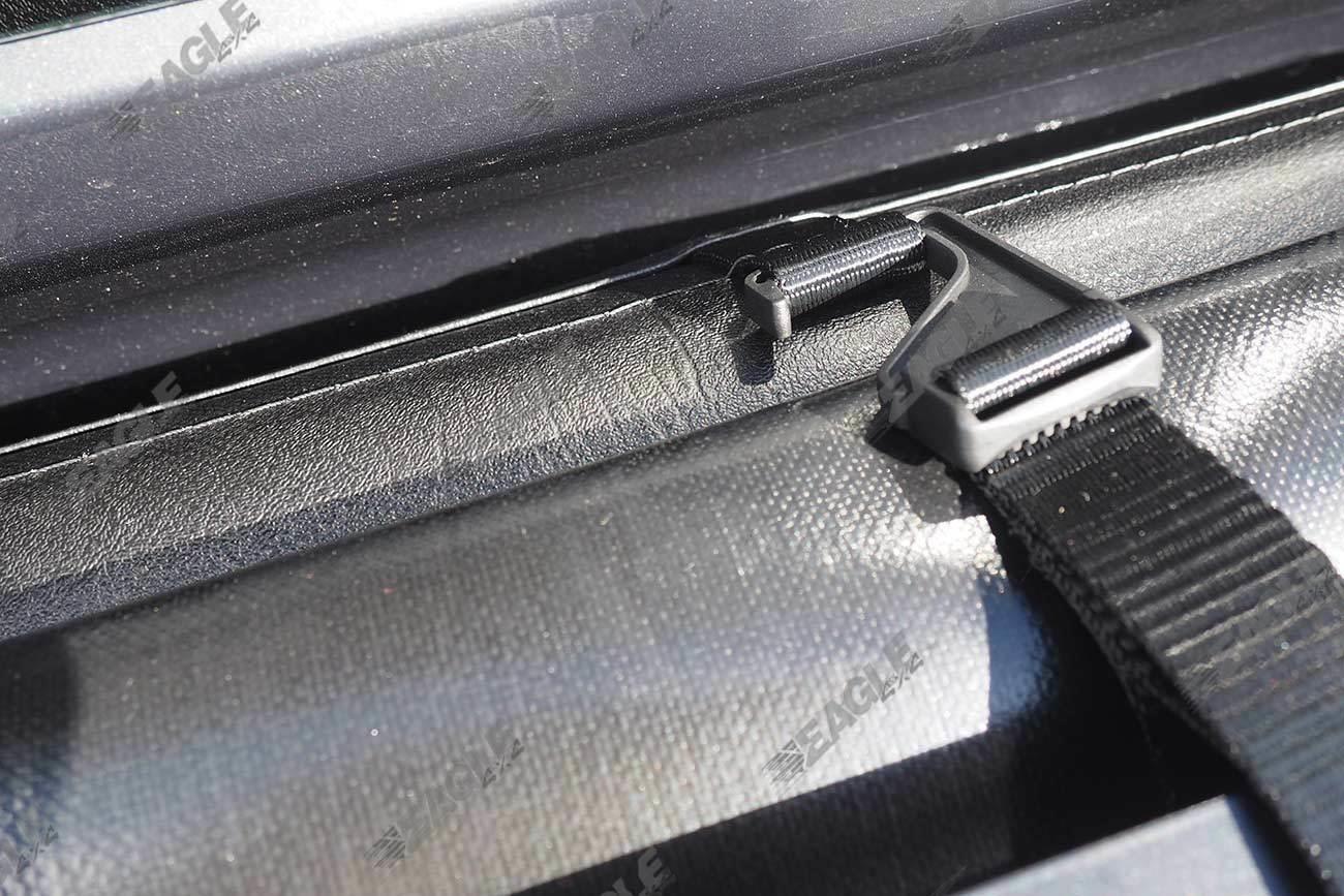 Nissan NP300 Navara Hawk Hard Tri Fold Tonneau Cover - Bed Cover D/C 2015 - Eagle 4x4