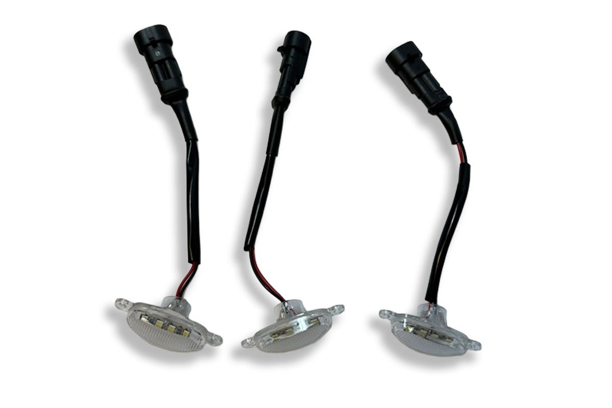 Replacement F - 150 OVAL Style Grille LED Lights - Set Of 3 - Eagle 4x4