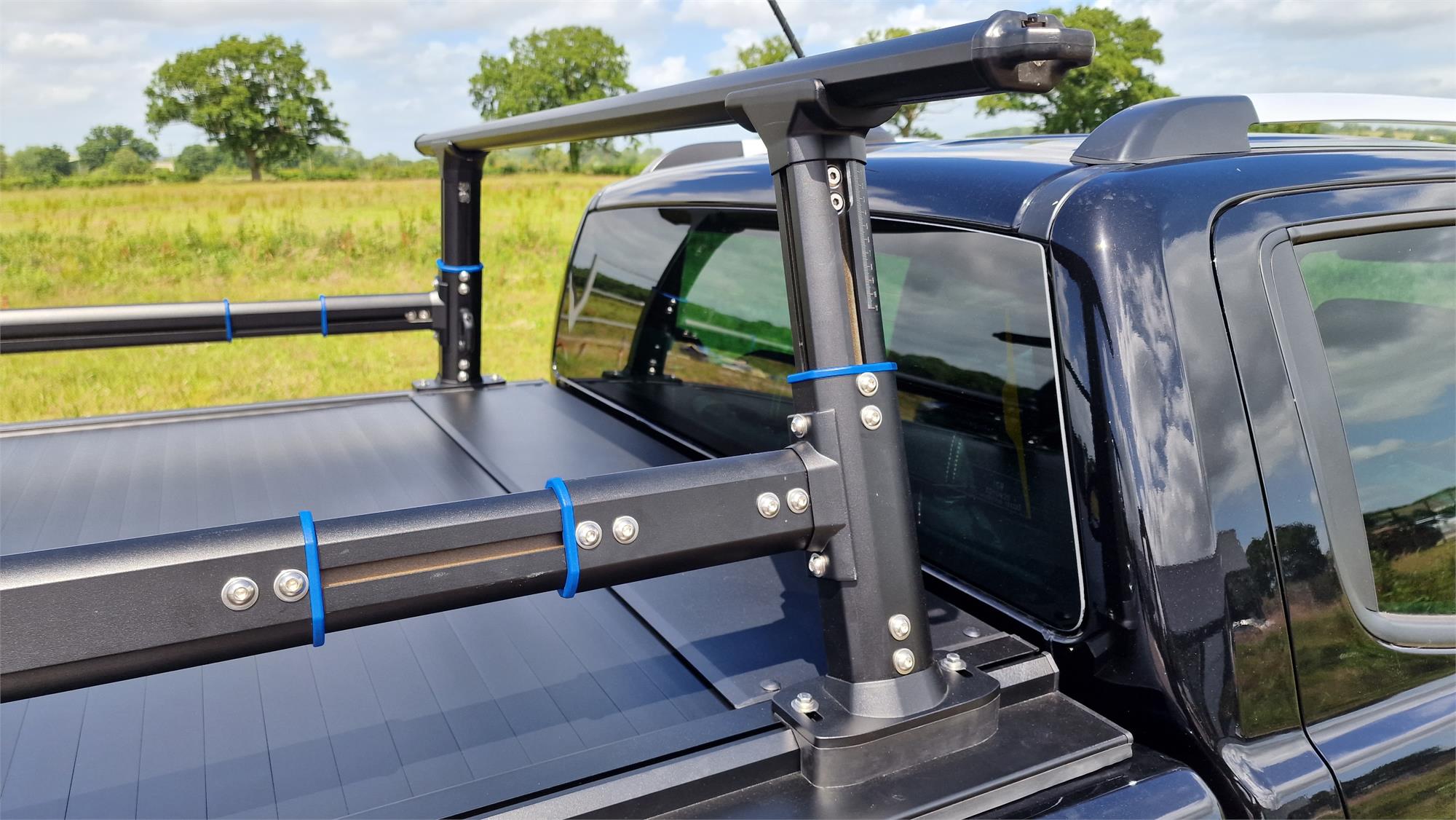 Toyota Hilux 2005 - 2015 Load Bed Cargo Rack XL - Black - Eagle 4x4