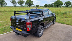 Toyota Hilux 2005 - 2015 Load Bed Cargo Rack XL - Black - Eagle 4x4
