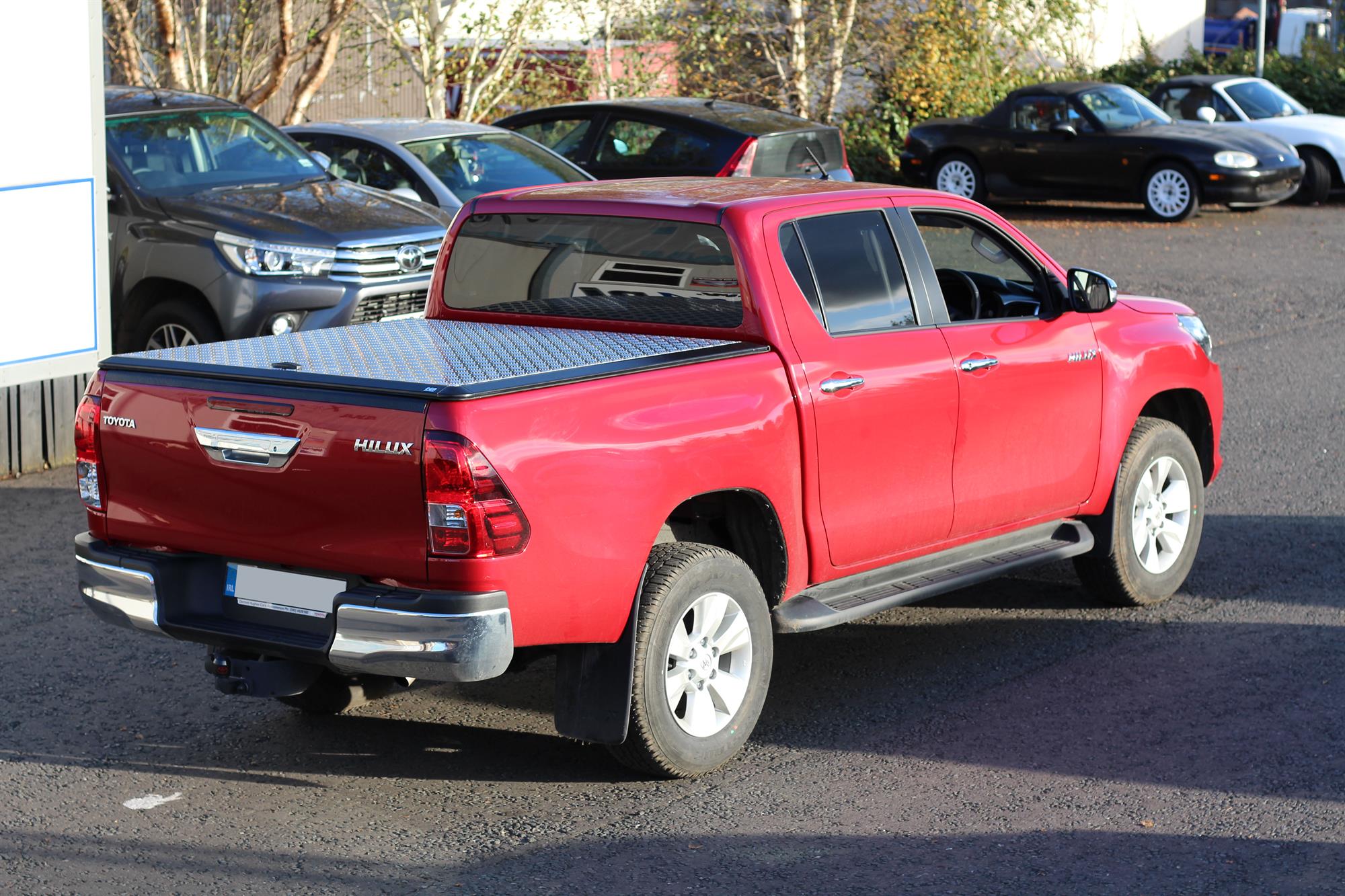 Toyota Hilux 2016+ D/C Eagle1 Aluminium Chequered Plate Tonneau Cover - Eagle 4x4