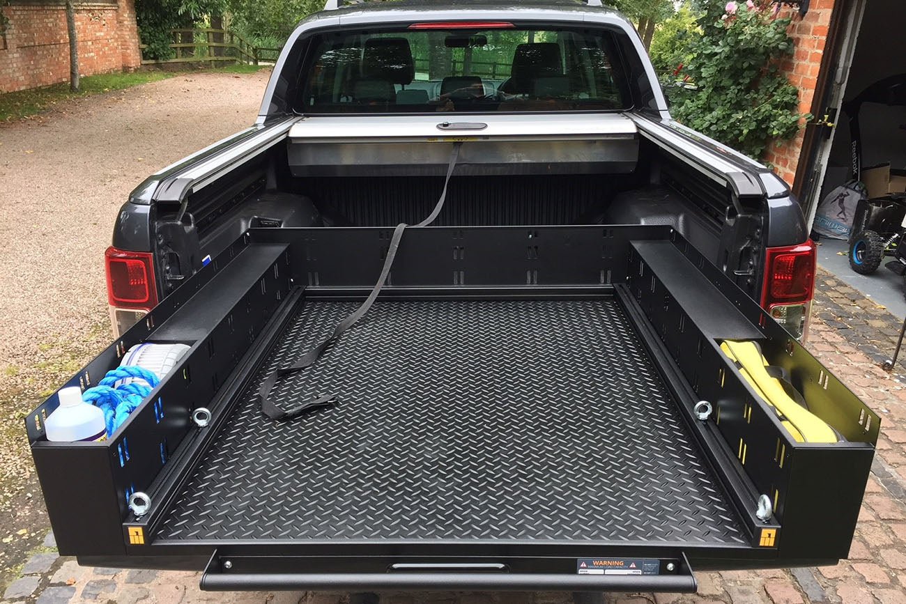 Toyota Hilux 2016+ Sliding Load Bed Tray with Wheel Arch Extension Kit - Eagle 4x4