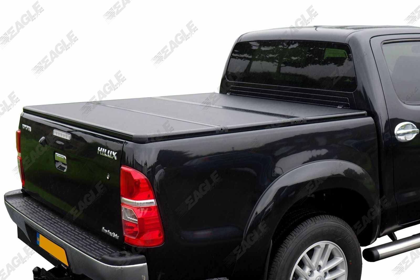 Toyota Hilux Eagle1 Hard Tri Fold Tonneau Cover - Eagle 4x4