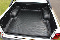 Toyota Hilux Revo 2016+ 3mm Chequered Rubber Non Slip Load Bed Liner Mat (Dog mat) - Eagle 4x4