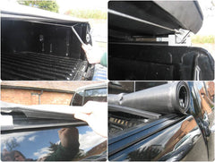 Toyota Hilux (Revo) D/C Soft Roll and Roll Bar - Gloss Black - Eagle 4x4