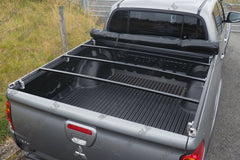 Toyota Hilux (Revo) D/C Soft Roll and Roll Bar - Gloss Black - Eagle 4x4