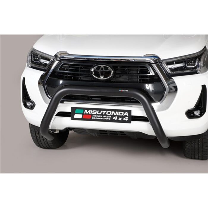 Toyota Hilux (Revo) Mach A Bar - 76mm - Black - Eagle 4x4