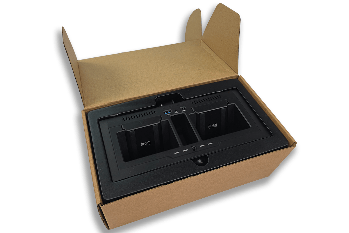 Twin Wireless Phone Charger To Fit Land Rover Defender 2020+ (L663) - Eagle 4x4
