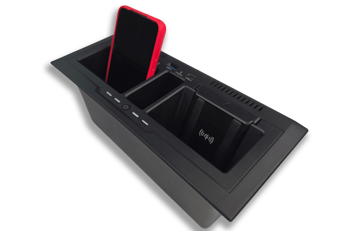 Twin Wireless Phone Charger To Fit Land Rover Defender 2020+ (L663) - Eagle 4x4