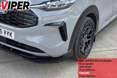 Vantrix VIPER 5 - Piece Gloss Black Kit for Ford Transit Custom 2024+ (LWB/Barn Doors) - Eagle 4x4