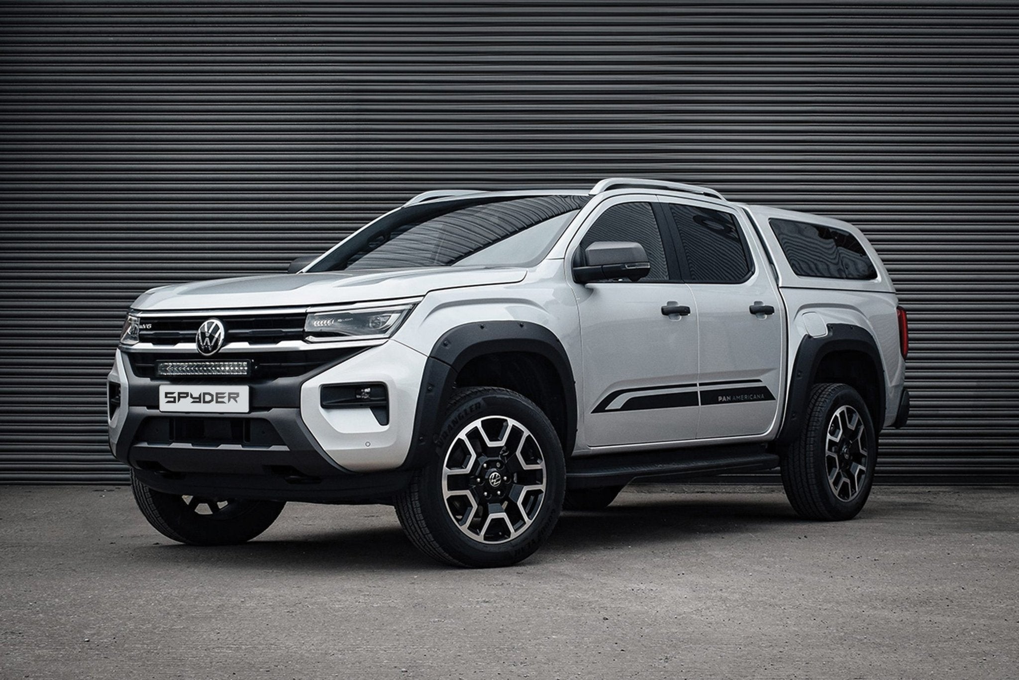 Volkswagen Amarok 2023+ 21 - inch Spyder Stealth LED Light Bar + Integrated Grille Kit - Eagle 4x4