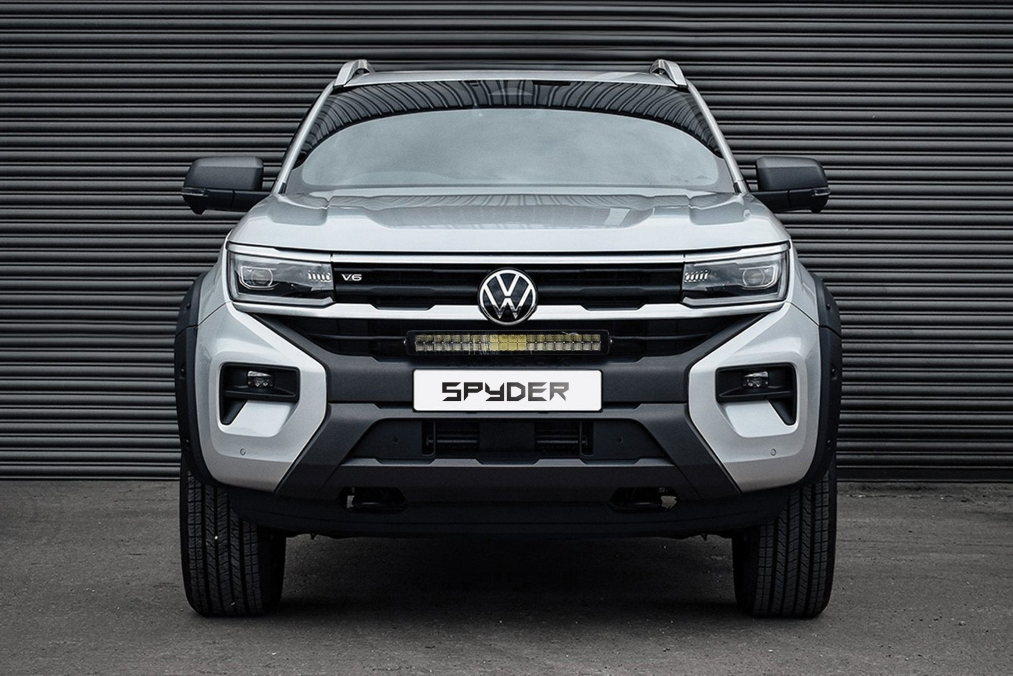 Volkswagen Amarok 2023+ 21 - inch Spyder Stealth LED Light Bar + Integrated Grille Kit - Eagle 4x4