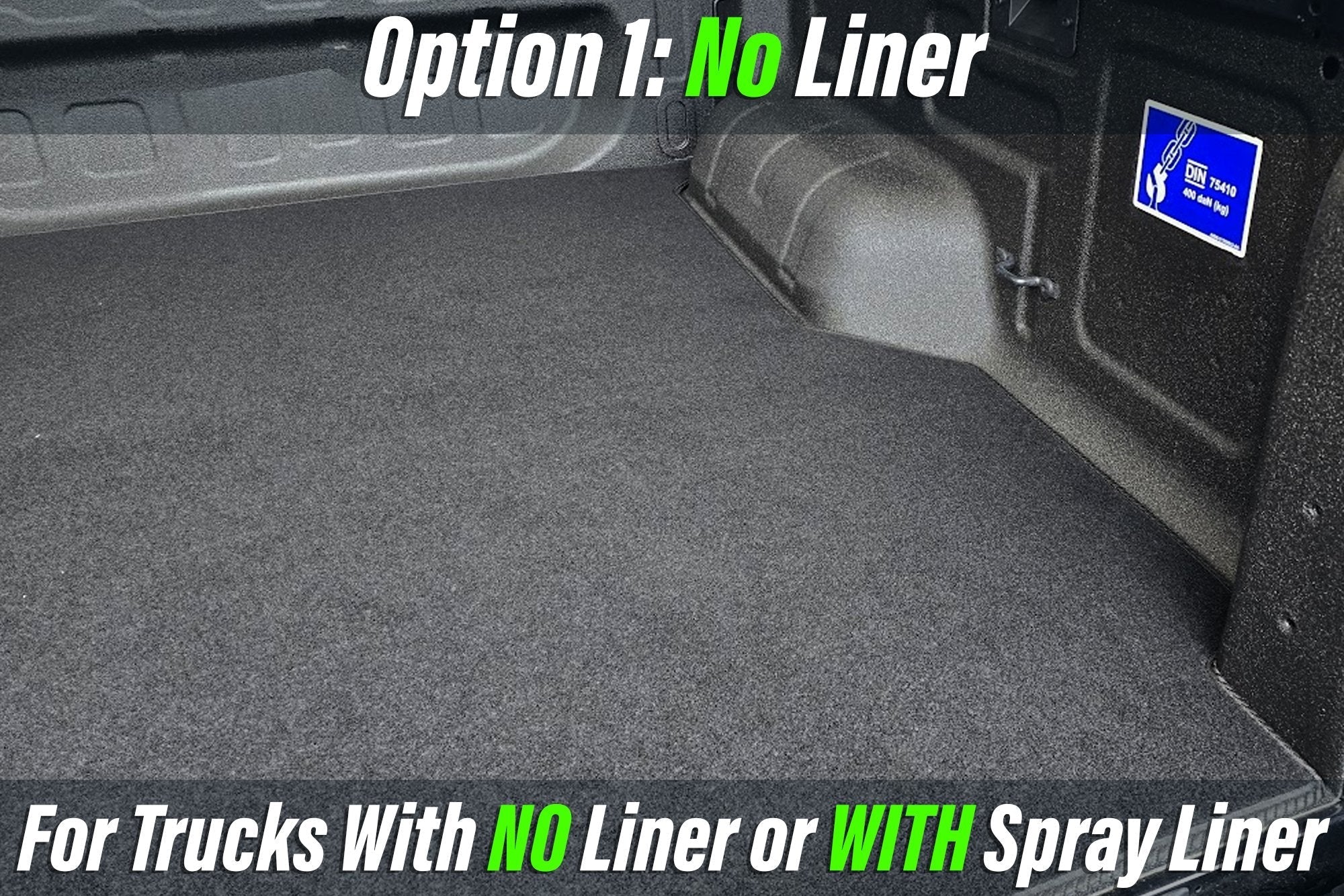 Volkswagen Amarok 2023+ Carpet Load Bed Liner Boot Mat - Eagle 4x4