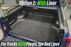 Volkswagen Amarok 2023+ Carpet Load Bed Liner Boot Mat - Eagle 4x4
