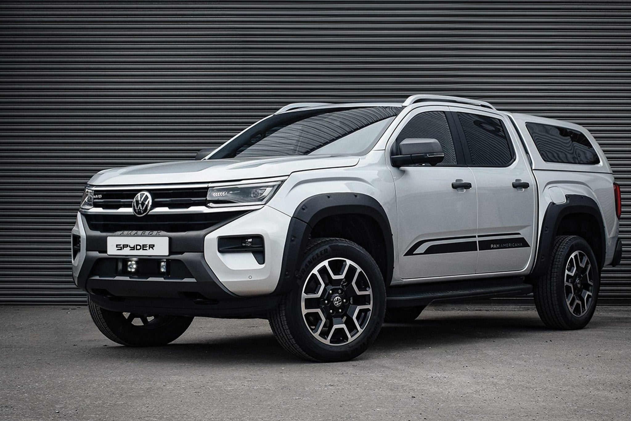 Volkswagen Amarok 2023+ Spyder Stealth Twin 10 - inch LED Light Bars + Integrated Grille Kit - Eagle 4x4