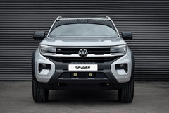 Volkswagen Amarok 2023+ Spyder Stealth Twin 10 - inch LED Light Bars + Integrated Grille Kit - Eagle 4x4