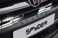 Volkswagen Amarok 2023+ Spyder Stealth Twin 10 - inch LED Light Bars + Integrated Grille Kit - Eagle 4x4