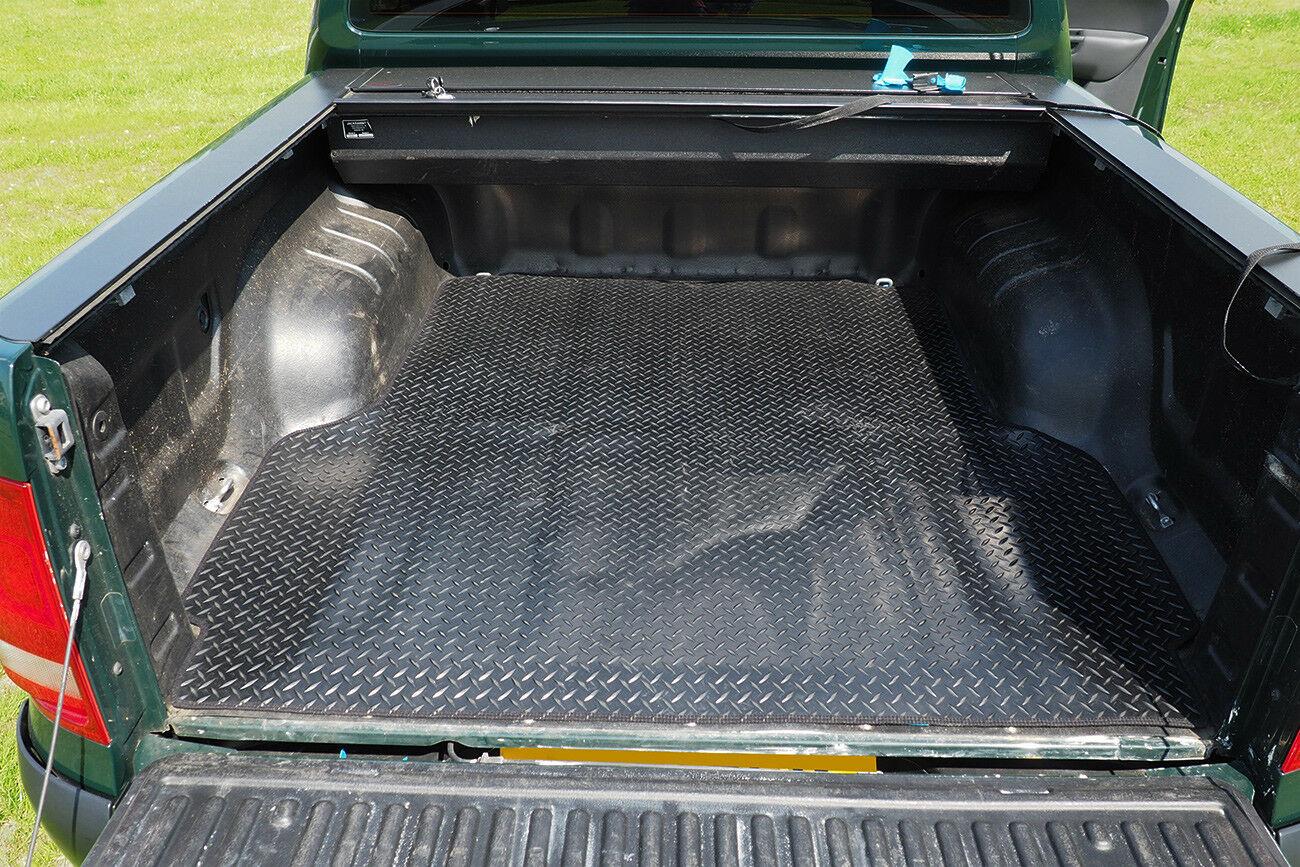 VW Amarok 3mm Chequered Rubber Non Slip Load Bed Liner Mat (Dog mat) - Eagle 4x4