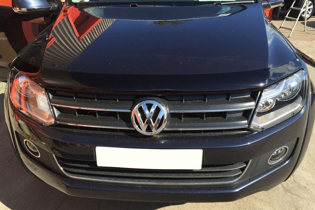 VW Amarok EGR Bonnet Guard and Light Smoke Wind Deflector Bundle - Eagle 4x4