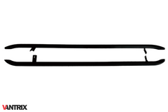 Ford Transit Custom 2024+ VanTrix Trapezoid Side Bars (LWB) - Gloss Black