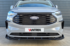 Ford Transit Custom 2024+ (EV/PHEV) VanTrix Front Canards  - Gloss Black