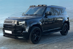 Azzuro Front Splitter in Gloss Black To Fit Land Rover Defender 2020+ (L663)