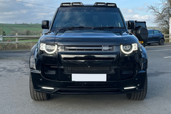 Azzuro Front Splitter in Gloss Black To Fit Land Rover Defender 2020+ (L663)