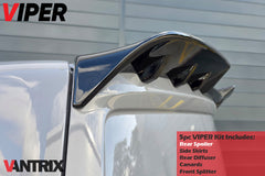 Vantrix VIPER 5-Piece Gloss Black Kit for Ford Transit Custom 2024+ (LWB/Tailgate)