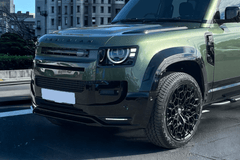 Azzuro Front Splitter in Gloss Black To Fit Land Rover Defender 2020+ (L663) - Eagle 4x4