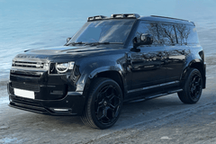 Azzuro Front Splitter in Gloss Black To Fit Land Rover Defender 2020+ (L663) - Eagle 4x4