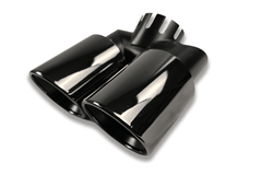 Black Exhaust Tips and Guard Mesh Plate To Fit Land Rover Defender 2020+ (L663) - Eagle 4x4