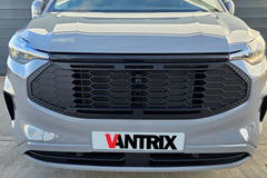 Ford Transit Custom 2024+ VanTrix Front Grille - Raptor Style  - Matt Black