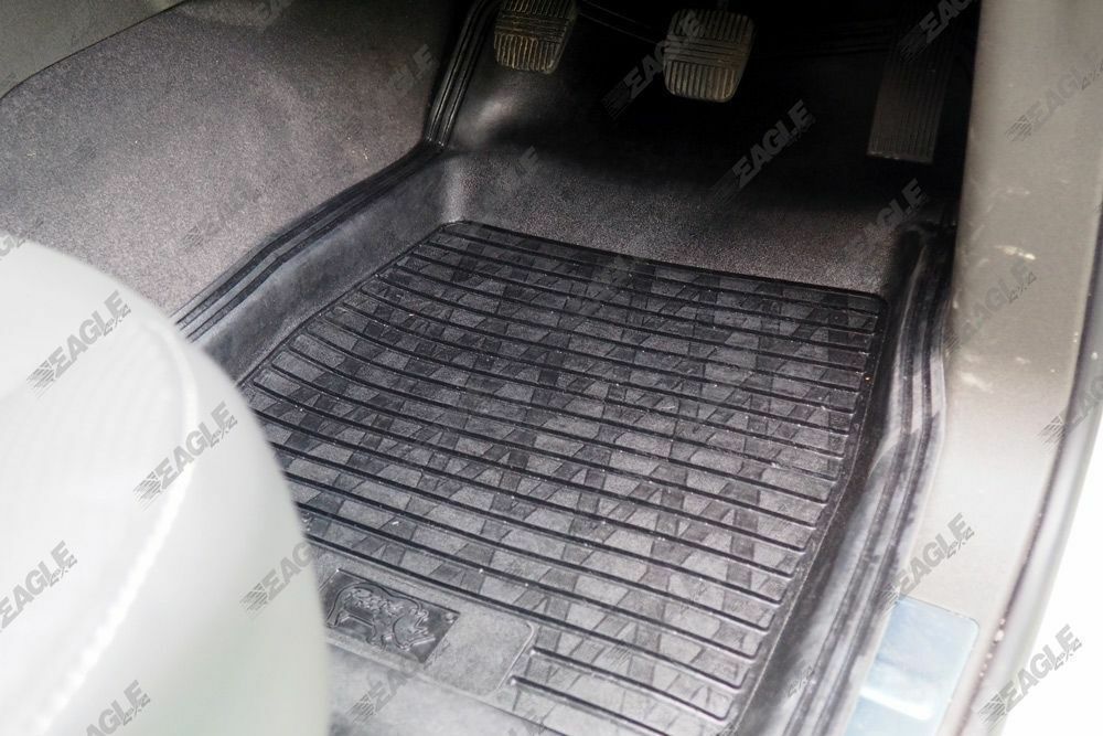 Dirt Catcher Extreme Heavy Duty Deep Tray Rubber Floor Mats - Front & Rear - Eagle 4x4