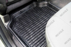 Dirt Catcher Extreme Heavy Duty Deep Tray Rubber Floor Mats - Front & Rear - Eagle 4x4