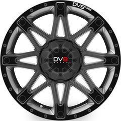 DV8 Works Armoured Black 20" Alloy Wheel - Eagle 4x4