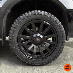 DV8 Works Edge Black 20" Alloy Wheel - Eagle 4x4