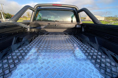 Fiat Fullback Hawk Truck Bed Sliding Tray - Chequered Plate - Eagle 4x4