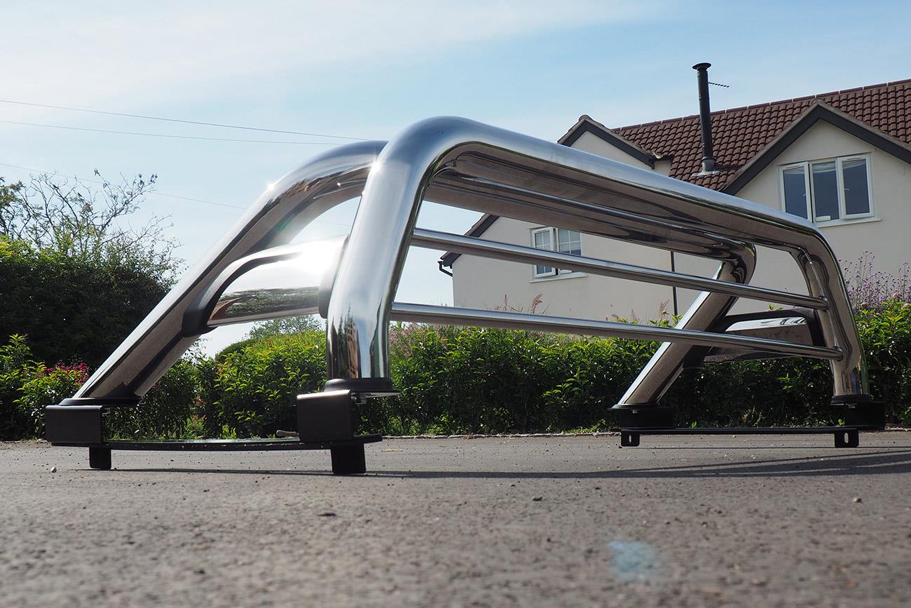 Fiat Fullback Roll Bar - Stainless Steel - Fits with Soft Tonneau Cover - Stainless Steel - Eagle 4x4