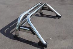 Fiat Fullback Roll Bar - Stainless Steel - Fits with Soft Tonneau Cover - Stainless Steel - Eagle 4x4
