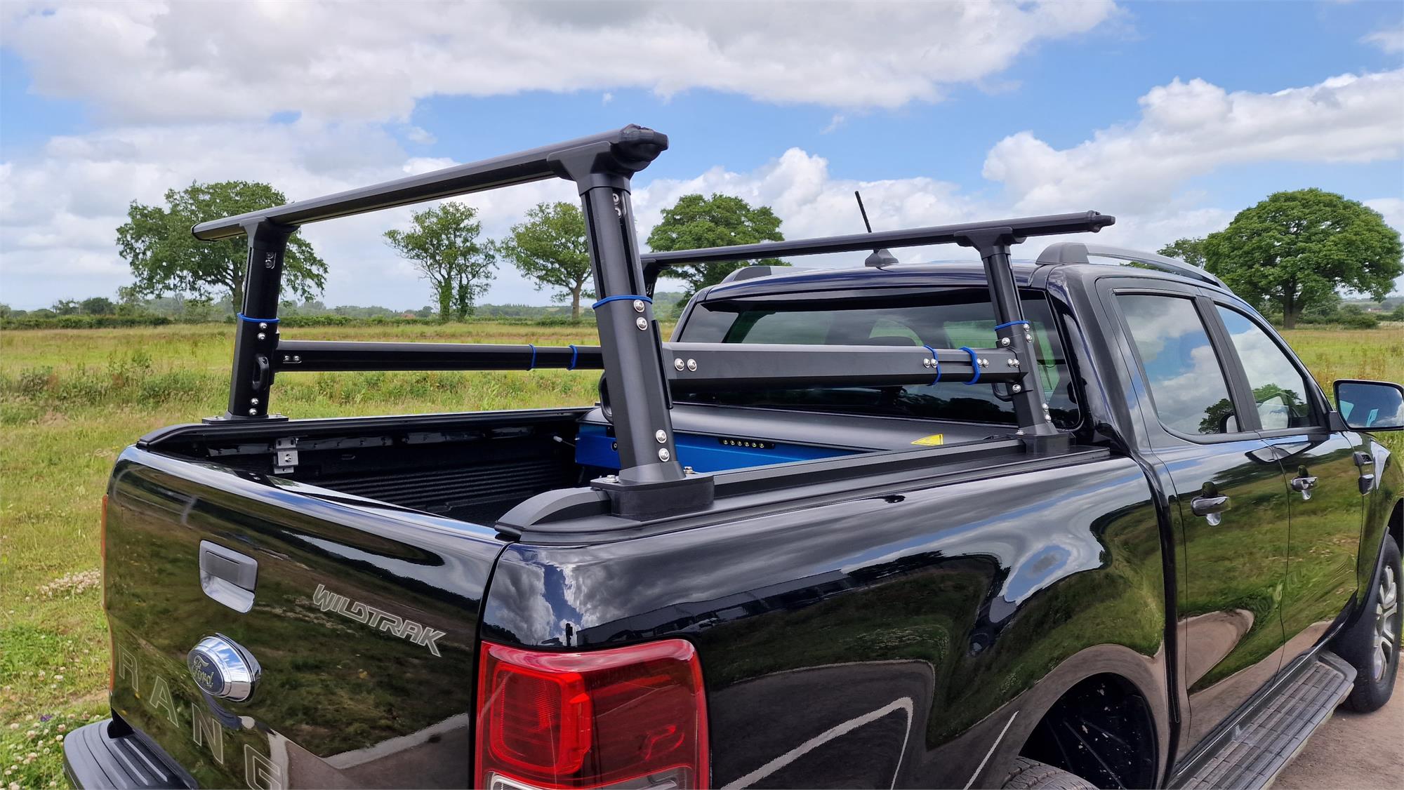 Ford Ranger 2006 - 2011 Load Bed Cargo Rack XL - Black - Eagle 4x4