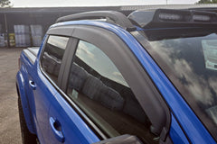 Ford Ranger 2012 - 2022 Matt Black Wind Deflectors (4pc) - Eagle 4x4