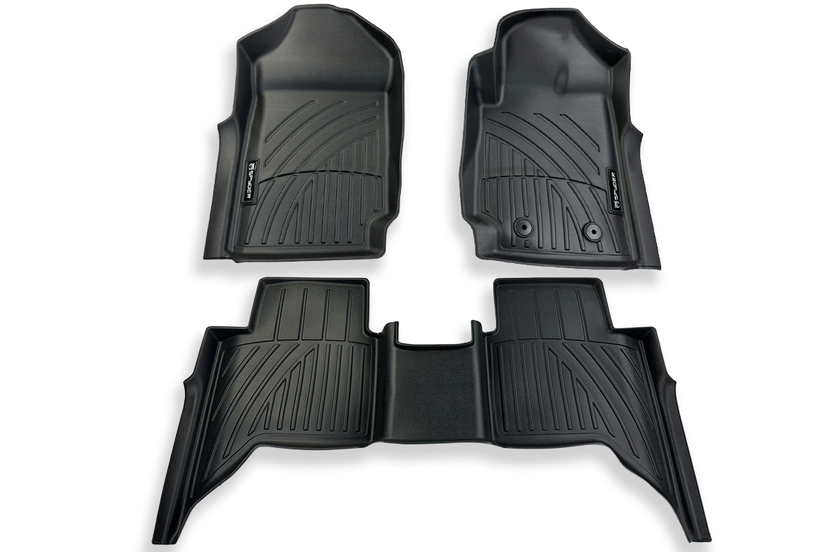 Ford Ranger 2012 - 2022 Spyder Floor Mats - Full Set - Eagle 4x4