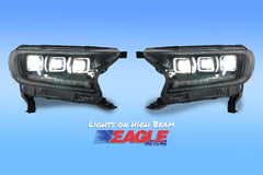 Ford Ranger (2016 - 2022) Bugatti Style Headlights - Eagle 4x4