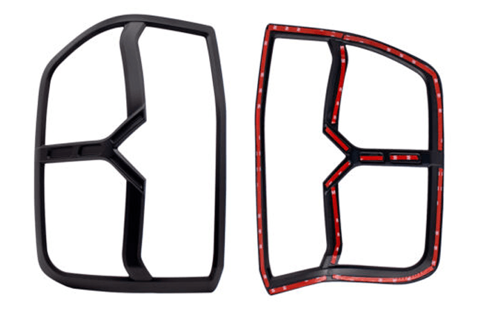 Ford Ranger 2023+ (Base Models) Tail Light Guards - Eagle 4x4