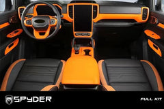 Ford Ranger 2023+ Bright Orange Interior Trim Kit (27 - Piece Set) - Eagle 4x4