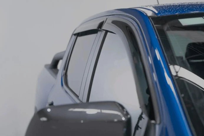 Ford Ranger 2023+ EGR Wind Deflectors - Set of 4 - Dark Smoke - Eagle 4x4