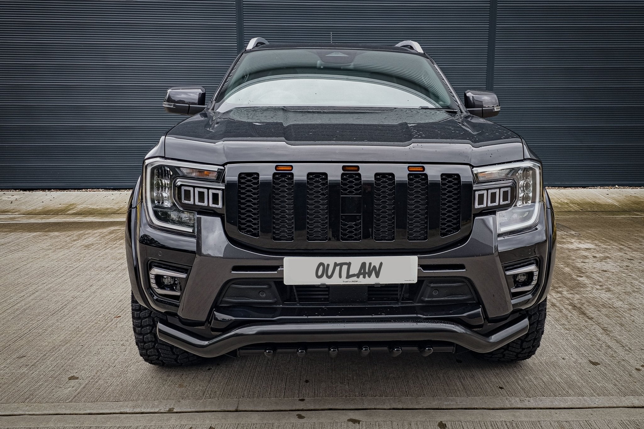 Ford Ranger 2023+ Outlaw Grille With LED Lights - Eagle 4x4