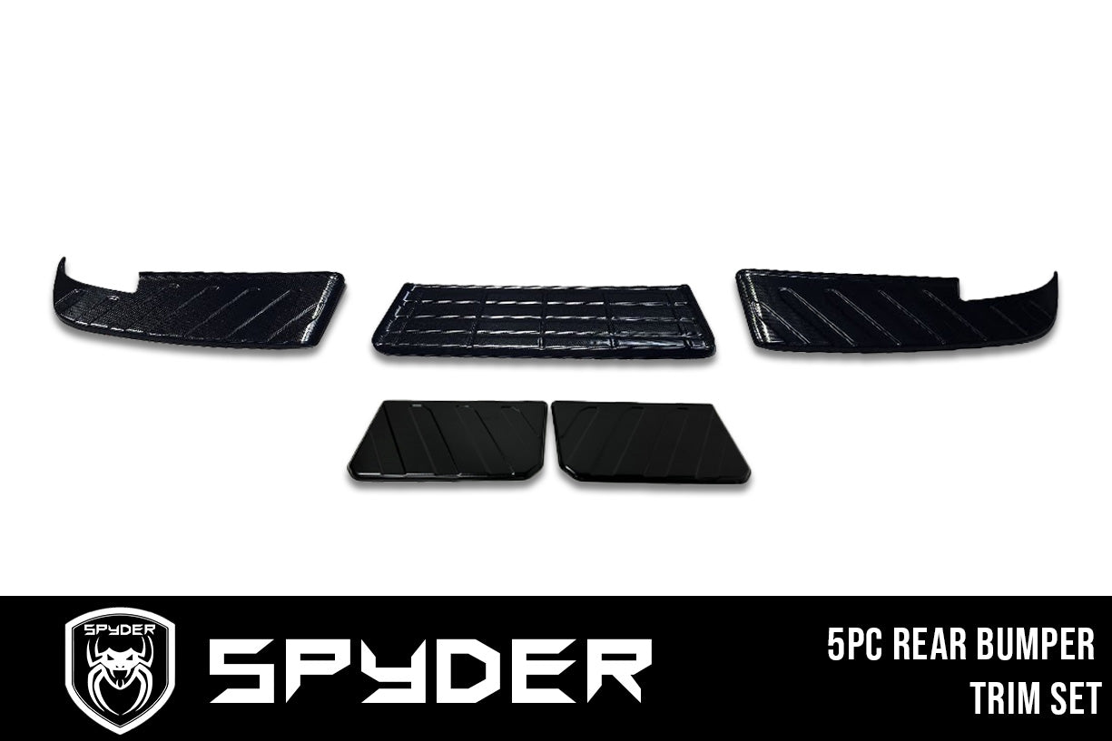 Ford Ranger 2023+ Rear Bumper Trim Overlays - Eagle 4x4