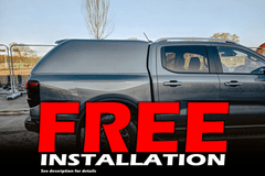 Ford Ranger 2023+ Spyder Hardtop Commercial with Solid Sides - Eagle 4x4